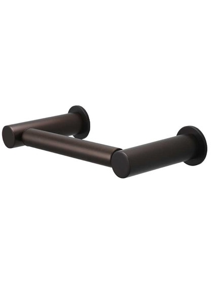 Hopewell Toilet Paper Holder in Oil-Rubbed Bronze.